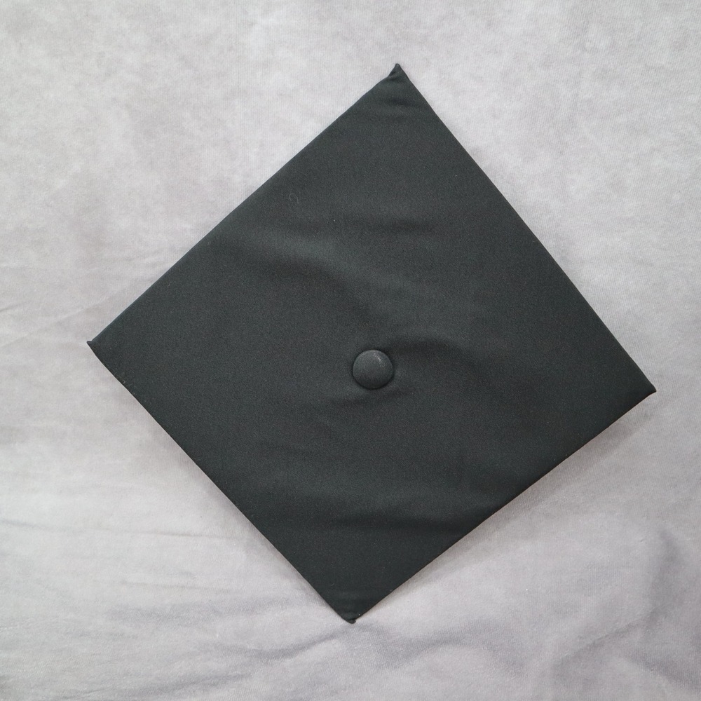 Herff Jones Black Graduation Cap Hat‎ Sure Fit One Size